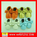 Hot New Product for Elegant Fashion supplier new product soft leather baby shoes tassels design